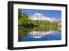 Mt Rainier and Bench Lake-null-Framed Art Print