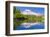 Mt Rainier and Bench Lake-null-Framed Art Print