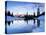 Mt. Rainier and Clouds Reflected in Upper Tipsoo Lake at Sunrise, Mt. Rainier National Park-Jamie & Judy Wild-Stretched Canvas