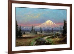 Mt. Rainier and Clover Creek-Meyer Straus-Framed Giclee Print