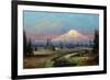 Mt. Rainier and Clover Creek-Meyer Straus-Framed Giclee Print