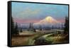 Mt. Rainier and Clover Creek-Meyer Straus-Framed Stretched Canvas