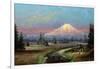 Mt. Rainier and Clover Creek-Meyer Straus-Framed Giclee Print