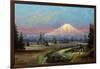 Mt. Rainier and Clover Creek-Meyer Straus-Framed Giclee Print