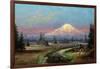 Mt. Rainier and Clover Creek-Meyer Straus-Framed Giclee Print