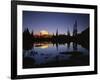 Mt. Rainier and Tipsoo Lake, Mt. Rainier National Park, Washington, USA-Charles Gurche-Framed Photographic Print