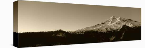 Mt Rainier at Dusk, Mt Rainier National Park, Washington, USA-Paul Souders-Stretched Canvas