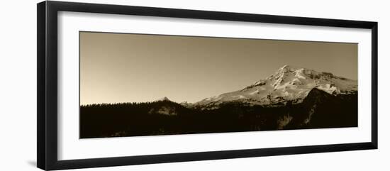 Mt Rainier at Dusk, Mt Rainier National Park, Washington, USA-Paul Souders-Framed Premium Photographic Print