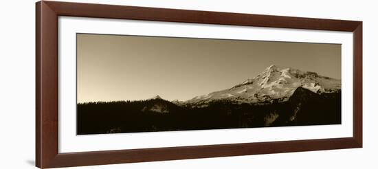 Mt Rainier at Dusk, Mt Rainier National Park, Washington, USA-Paul Souders-Framed Photographic Print