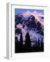 Mt. Rainier at sunrise, Mt. Rainier National Park, Washington, USA-Charles Gurche-Framed Photographic Print