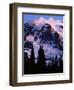 Mt. Rainier at sunrise, Mt. Rainier National Park, Washington, USA-Charles Gurche-Framed Photographic Print