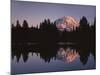 Mt. Rainier at sunset from Eunice Lake, Mt. Rainier National Park, Washington, USA-Charles Gurche-Mounted Photographic Print