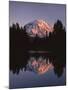 Mt. Rainier at sunset from Eunice Lake, Mt. Rainier National Park, Washington, USA-Charles Gurche-Mounted Premium Photographic Print