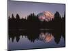 Mt. Rainier at sunset from Eunice Lake, Mt. Rainier National Park, Washington, USA-Charles Gurche-Mounted Photographic Print