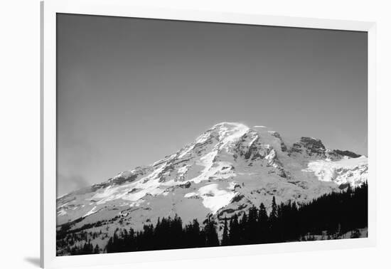 Mt Rainier at Sunset, Mt Rainier National Park, Washington, USA-Paul Souders-Framed Photographic Print