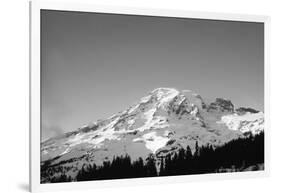 Mt Rainier at Sunset, Mt Rainier National Park, Washington, USA-Paul Souders-Framed Photographic Print