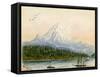 Mt. Rainier From Seattle-Alfred Downing-Framed Stretched Canvas