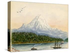 Mt. Rainier From Seattle-Alfred Downing-Stretched Canvas