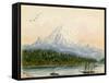 Mt. Rainier From Seattle-Alfred Downing-Framed Stretched Canvas