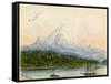 Mt. Rainier From Seattle-Alfred Downing-Framed Stretched Canvas