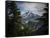 Mt Rainier In The Morning Light As Seen From The Pacific Crest Trail-Ron Koeberer-Framed Stretched Canvas