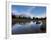 Mt. Rainier Is Reflected in a Small Tarn in Spray Park, Mt. Rainier National Park, Washington, USA-Gary Luhm-Framed Photographic Print