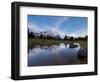 Mt. Rainier Is Reflected in a Small Tarn in Spray Park, Mt. Rainier National Park, Washington, USA-Gary Luhm-Framed Photographic Print