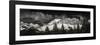 Mt Rainier Panorama BW-Steve Gadomski-Framed Photographic Print