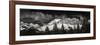 Mt Rainier Panorama BW-Steve Gadomski-Framed Photographic Print