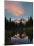 Mt Rainier Reflected in Mirror Pond, Mt Rainier NP, Washington, USA-Gary Luhm-Mounted Premium Photographic Print