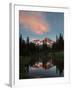 Mt Rainier Reflected in Mirror Pond, Mt Rainier NP, Washington, USA-Gary Luhm-Framed Photographic Print