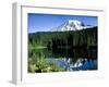 Mt. Rainier Reflected in Reflection Lake, Washington, USA-Charles Sleicher-Framed Photographic Print