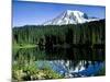 Mt. Rainier Reflected in Reflection Lake, Washington, USA-Charles Sleicher-Mounted Photographic Print