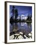 Mt. Rainier Reflected in Tarn, Mt. Rainier National Park, Washington, USA-Jamie & Judy Wild-Framed Photographic Print