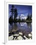 Mt. Rainier Reflected in Tarn, Mt. Rainier National Park, Washington, USA-Jamie & Judy Wild-Framed Photographic Print