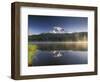 Mt. Rainier Reflecting in Lake, Mt. Rainier National Park, Washington, USA-Gavriel Jecan-Framed Photographic Print