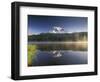 Mt. Rainier Reflecting in Lake, Mt. Rainier National Park, Washington, USA-Gavriel Jecan-Framed Photographic Print