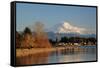 Mt. Rainier Sunset-nikon700photog-Framed Stretched Canvas