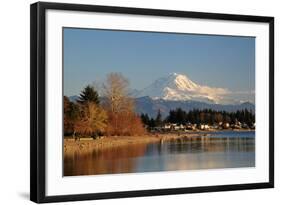 Mt. Rainier Sunset-nikon700photog-Framed Photographic Print