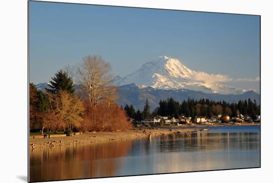 Mt. Rainier Sunset-nikon700photog-Mounted Photographic Print