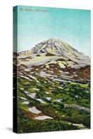 Mt. Rainier View - Rainier National Park-Lantern Press-Stretched Canvas