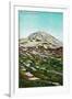 Mt. Rainier View - Rainier National Park-Lantern Press-Framed Art Print