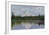 Mt. Rainier View - Rainier National Park-Lantern Press-Framed Art Print