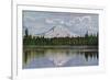 Mt. Rainier View - Rainier National Park-Lantern Press-Framed Premium Giclee Print