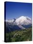Mt. Rainier Viewed from Sourdough Ridge, Mt. Rainier NP, Wa-Greg Probst-Stretched Canvas