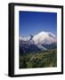 Mt. Rainier Viewed from Sourdough Ridge, Mt. Rainier NP, Wa-Greg Probst-Framed Photographic Print
