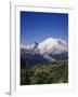 Mt. Rainier Viewed from Sourdough Ridge, Mt. Rainier NP, Wa-Greg Probst-Framed Photographic Print