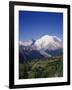 Mt. Rainier Viewed from Sourdough Ridge, Mt. Rainier NP, Wa-Greg Probst-Framed Photographic Print