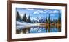 Mt. Rainier Vista-Michael Broom-Framed Art Print