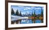 Mt. Rainier Vista-Michael Broom-Framed Art Print